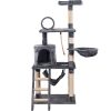 811 BENNO Kratzbaum Kletterturm Katzenmoebel Sisal NALA hellgrau 6 3.jpg